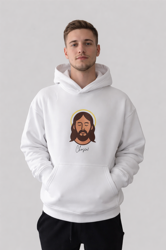 Seek Jesus White Hoodie