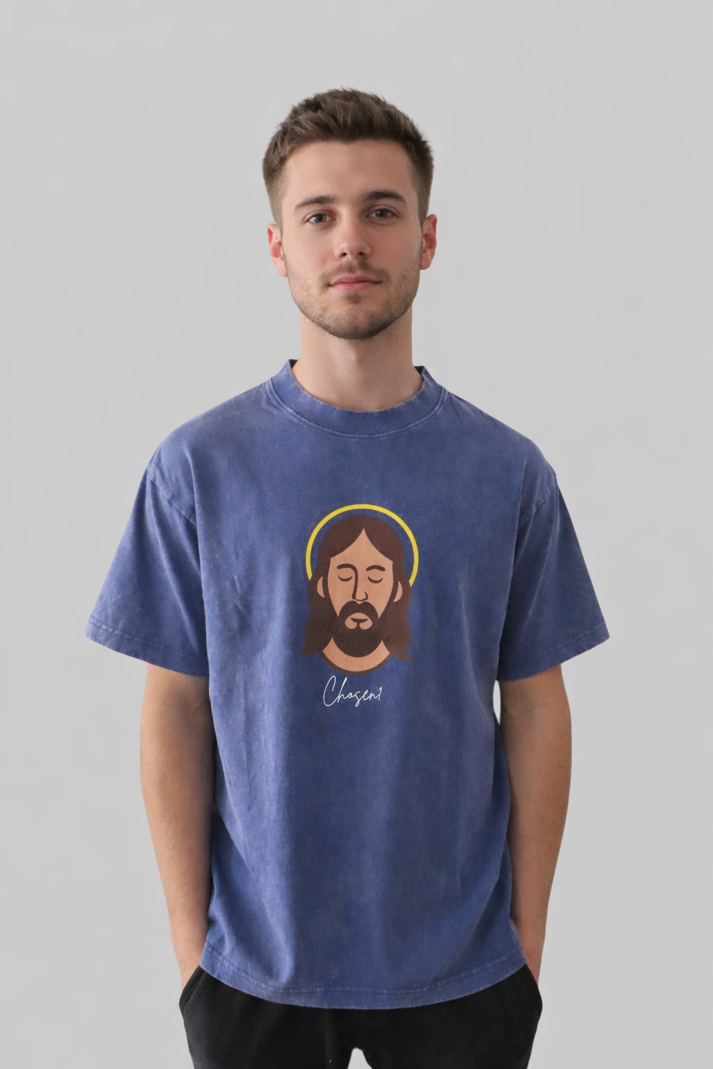 Seek Jesus Blue T-Shirt