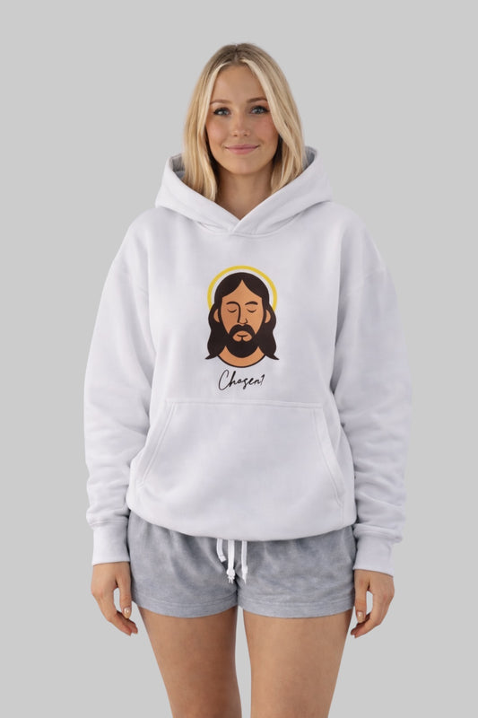 Seek Jesus White Hoodie